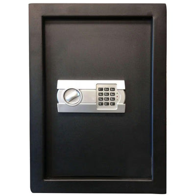 0.58 Cu. Ft. Wall Safe with Electronic Lock, Black