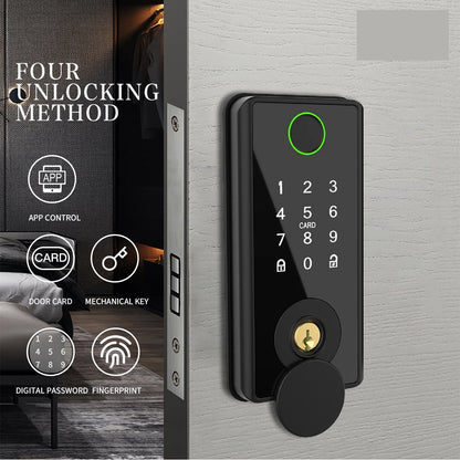 Smart Door Lock Electronic Door Lock Fingerprint Remote Unlocking Keyless Password Lock