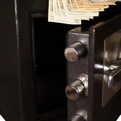 0.90 Cu. Ft. Steel Deposit Safe Electronic Lock, Black