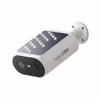 Solar Panel Built-In Smart Security Camera Kit - 3MP and Cross Camera Track with 32GB Storage Home Base, No Monthly Fee