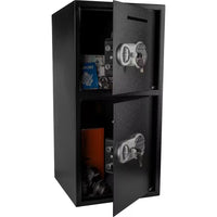 Electronic Safe Deposit Box-With Digital Keypad and 2-Sets of Manual Override Keys