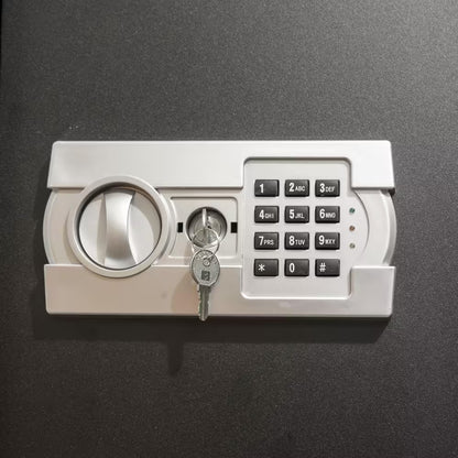 0.58 Cu. Ft. Wall Safe with Electronic Lock, Black