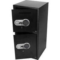 Electronic Safe Deposit Box-With Digital Keypad and 2-Sets of Manual Override Keys