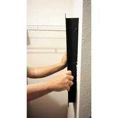 0.58 Cu. Ft. Wall Safe with Electronic Lock, Black