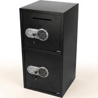Electronic Safe Deposit Box-With Digital Keypad and 2-Sets of Manual Override Keys — Studio Shot