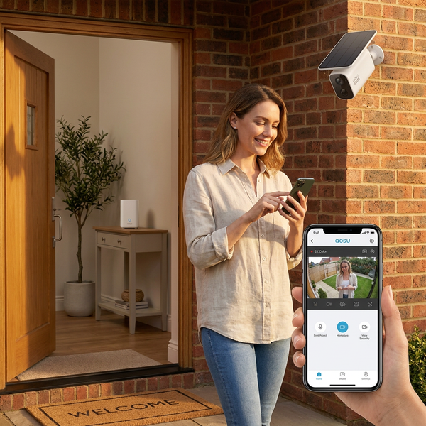 Solar Security Camera Kit Built for 24/7 Surveillance, 3MP Resolution, 360° PTZ, 32GB Storage, No Monthly Fees