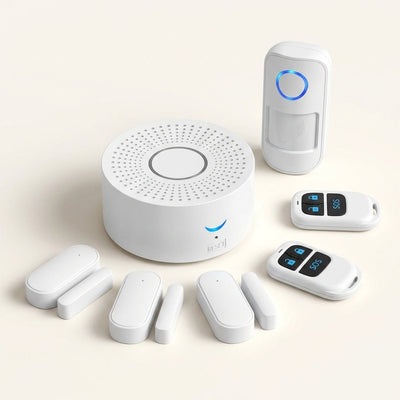 Smart Home Security Alarm System Built to Protect, Wireless WiFi, Door Sensors, Motion Detectors, App Control