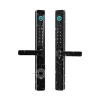 Fingerprint Double Two Side Waterproof Outdoor Smart Door Lock SUS Material for Slim Aluminum Swing Sliding Lock ,Long Lasting