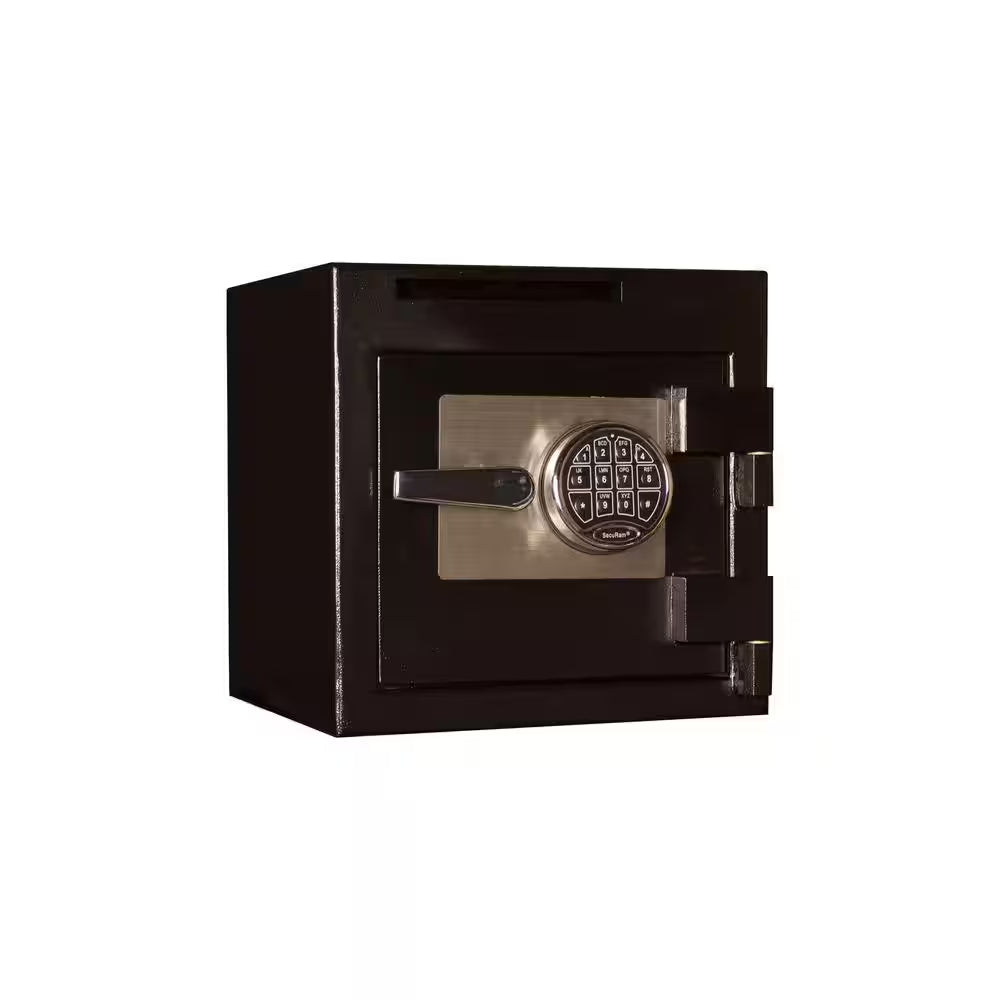 0.90 Cu. Ft. Steel Deposit Safe Electronic Lock, Black