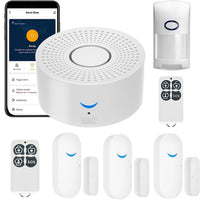 Wireless Wifi Smart Home Automation Security Alarm System with Door Sensor Motion Sensor Smart Life App Burglar Alarm Siren